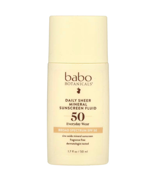 Daily Sheer Mineral Sunscreen Fluid SPF 50