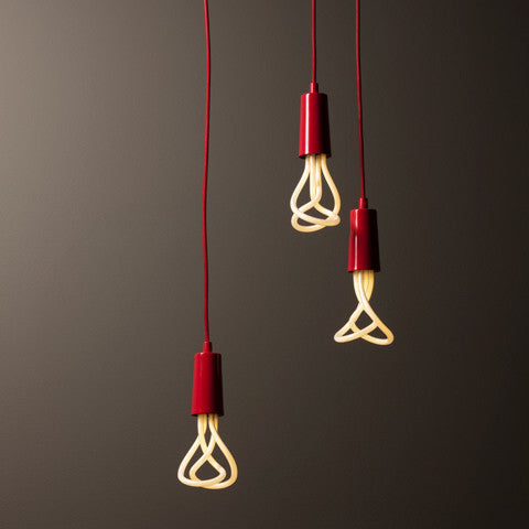 Drop Cap Pendant Set Red PLUMEN : The Naturally Better Company