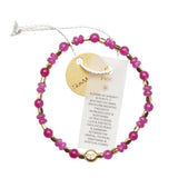 Jade Hot Pink Healing Bracelet