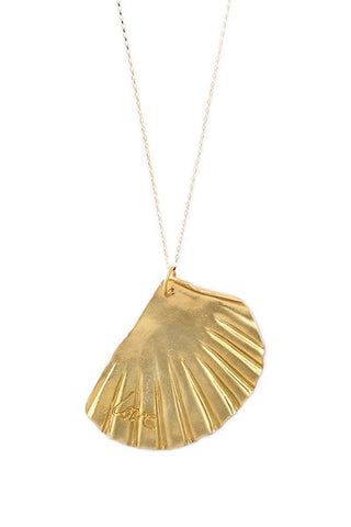Love Shell Amulet + Necklace