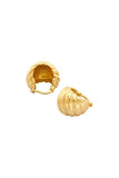 Venus Gold Hinged Hoop Earrings