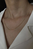 Gold Ball Chain Necklace