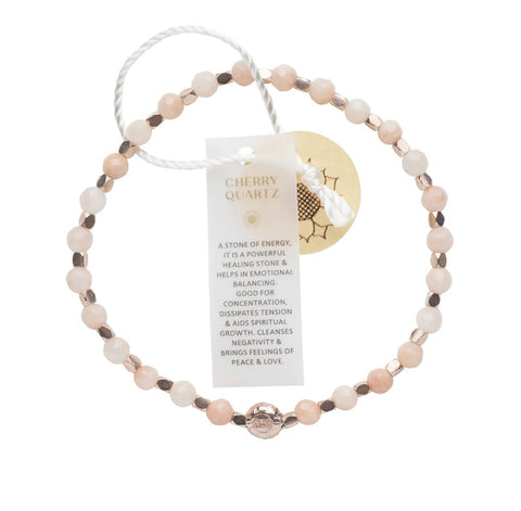 Cherry Quartz Healing Bracelet